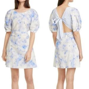 Baum und Pferdgarten Adalane Tie Back Puff Sleeve Mini Dress